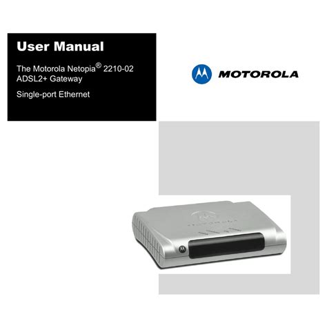 Motorola 2210-02 Manual pdf